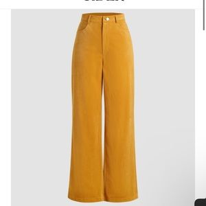 High Waist Wide Leg Trousers